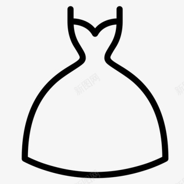 服装女人婚礼图标图标