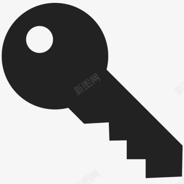 打开锁钥匙安全密码图标图标