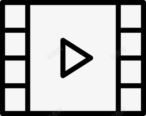 电影表视频回顾回放图标图标