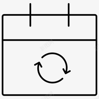 行发行刷新日历同步修订图标图标