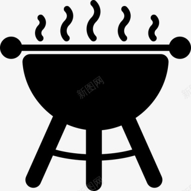 烧烤聚会肉图标图标