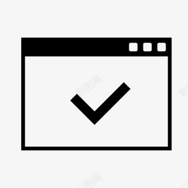 印记选中标记确定对象图标图标