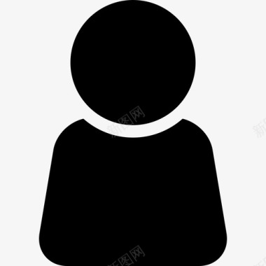 用户黑色形状变体人物基本要素图标图标