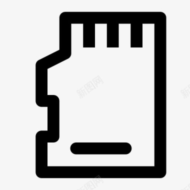 安卓APP界面存储卡蛋糕芯片图标图标