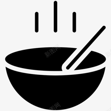 碗蒸汤碗图标图标