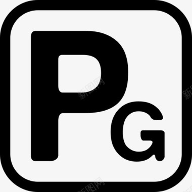 圆形广场停车场标志标志酒店图标图标