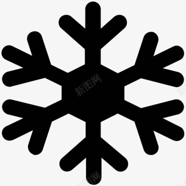 雪花材质雪花冬天雪人图标图标