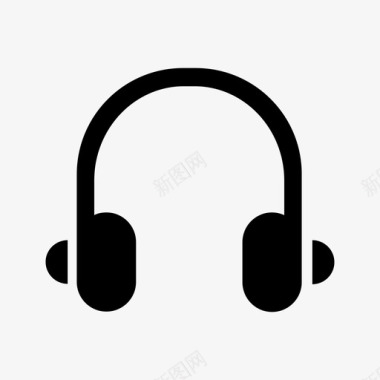 耳机音频听筒图标图标