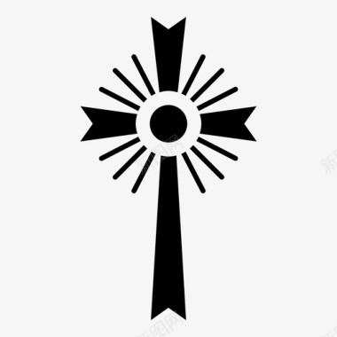 荣耀3周年十字架宗教符号登记册图标图标