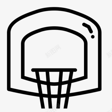 篮球标志篮球圈活动游戏图标图标