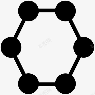 炫酷图标分子物理原子科学图标图标