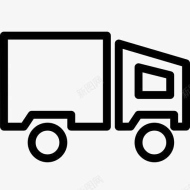卡车货车运输车辆图标图标