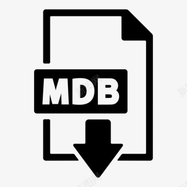 文件下载mdb文件计算机文件文档图标图标