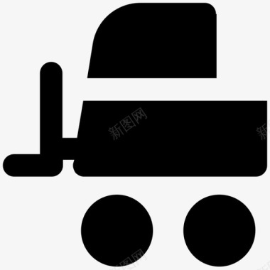 道路施工标志混凝土车车轮工具动力图标图标