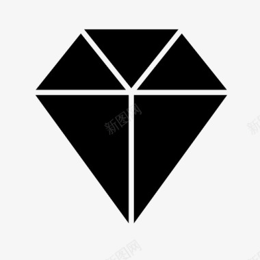钻石石头星星图标图标