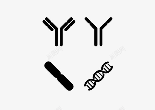 细胞群抗体细胞图标图标