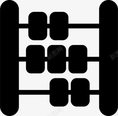 童趣玩具素材算盘减法学校图标图标