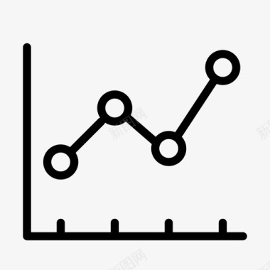 趋势线线趋势搜索引擎优化图标图标