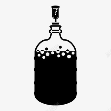 采购产品碳水化合物玻璃瓶腐蚀性液体图标图标