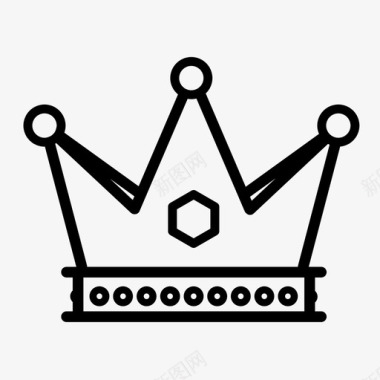 皇冠装饰品荣耀图标图标