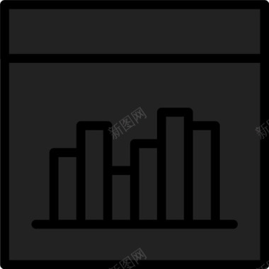 信息窗口条形图用户界面图标图标