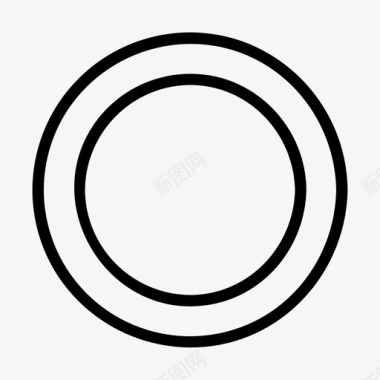 圆中的圆尺寸圆图标图标