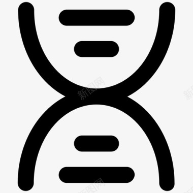 DNA图标dna科学模式图标图标