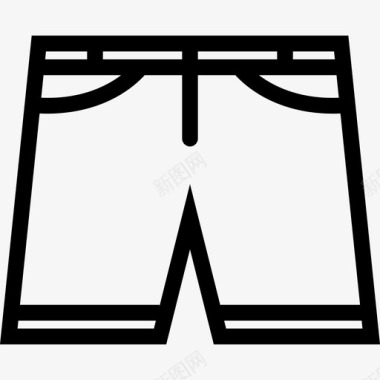 服装店短裤夏季牛仔裤图标图标