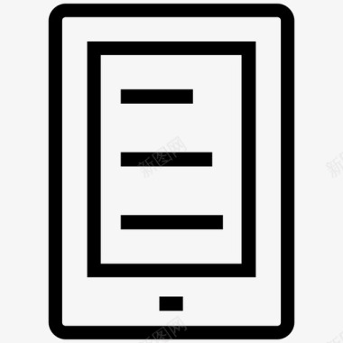 移动电话信息图形线图标图标