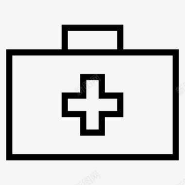 急救箱治疗预防图标图标