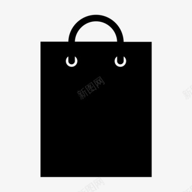 购物直播间礼物纸袋购物物品图标图标