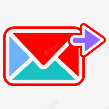 发送邮件发件箱传递发送图标图标