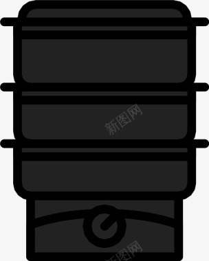 电器蒸汽灶针点实验室图标图标