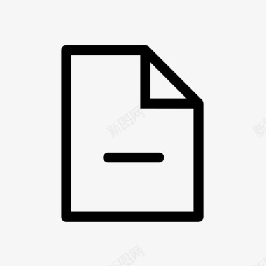 电子计算机删除文件软件纸张图标图标