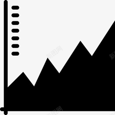 增加减少图标图表直线增加图标图标