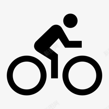 手机运动自行车转弯运动图标图标