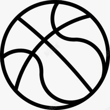 橙色篮球篮球运动游戏图标图标