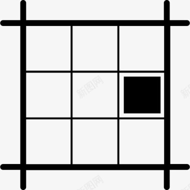 东区黑方块广场布局界面图示图标图标