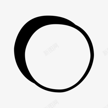 圆形白色球体图标图标