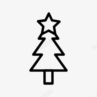 圣诞挂件装饰圣诞树圣诞老人符号礼物下图标图标