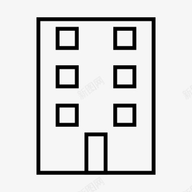 结构建筑结构摩天楼图标图标