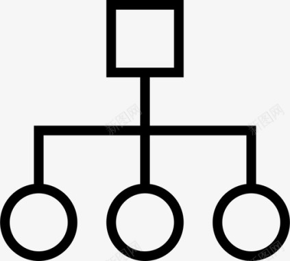 信息创意图表组织图老板图部门详细信息图标图标