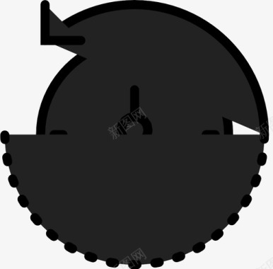 向左旋转逆时针旋转倒带图标图标