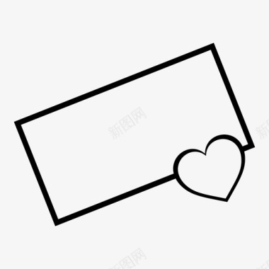 情人节的情书情书卡情人节信图标图标