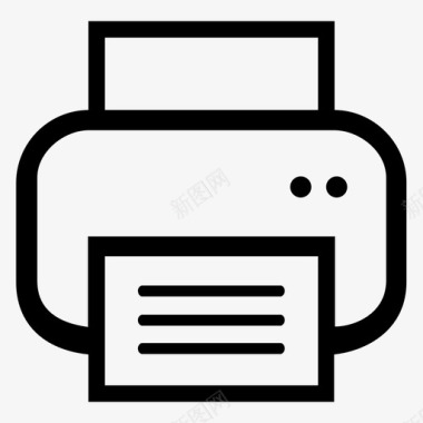喷墨背打印机数据估算图标图标