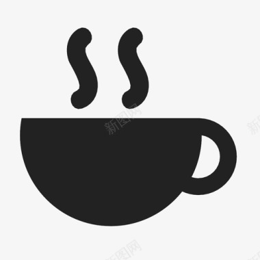 咖啡小吃点心图标图标