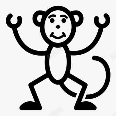 猴子动物物品图标图标