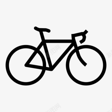 公路自行车环法自行车赛车图标图标