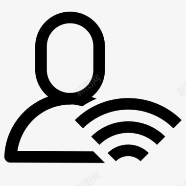 应用程序商店的标志用户wifi安全配置文件图标图标