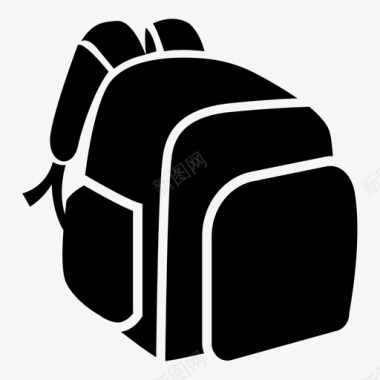 背包背包远足装备图标图标